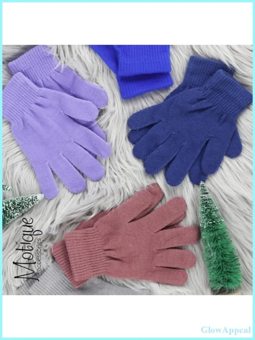 Magic Knit Gloves for Women Stretch Warm Winter Gloves